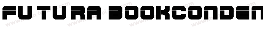 futura bookcondensed字体转换